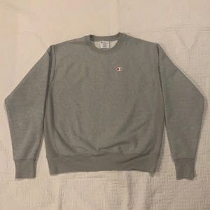 Gray Champion crew neck sweatshirt